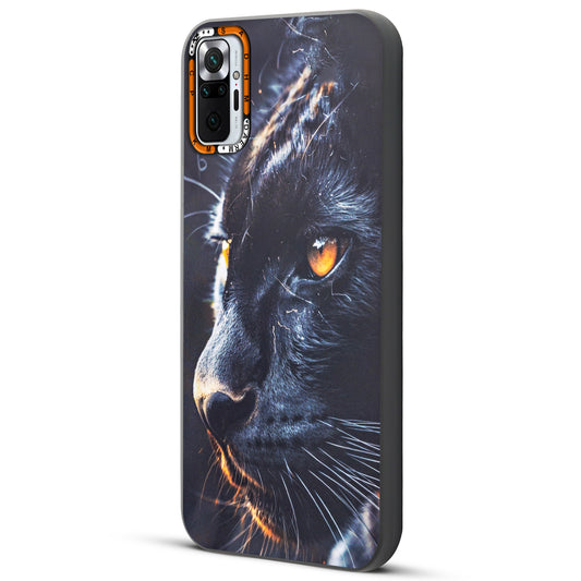 Dark Aesthetic Wild Animal Printed Back Cases For Redmi Note 10 Pro