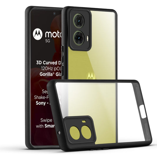 Soft Frame Clear Case For Motorola G85 5G