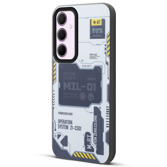 Mechanical Circuit Print Hard Back Cover For Samsung A35 5G