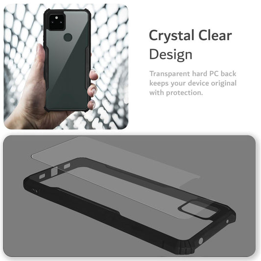 Premium Acrylic Transparent Back Cover for Google Pixel 5A