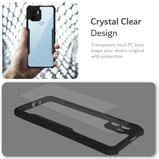 Premium Acrylic Transparent Back Cover for Redmi A1 Plus