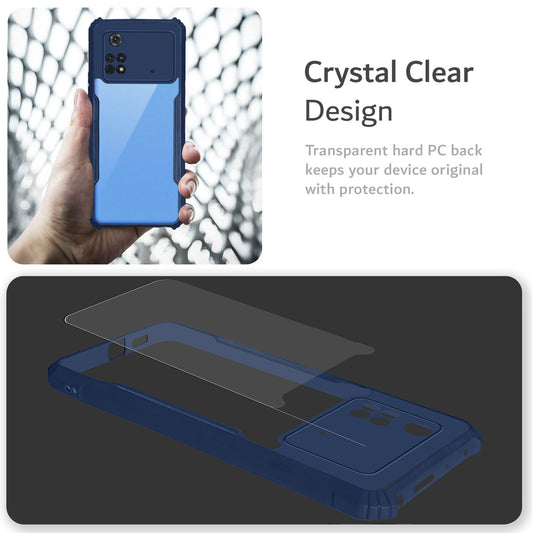 Premium Acrylic Transparent Back Cover for Poco X4 Pro 5G