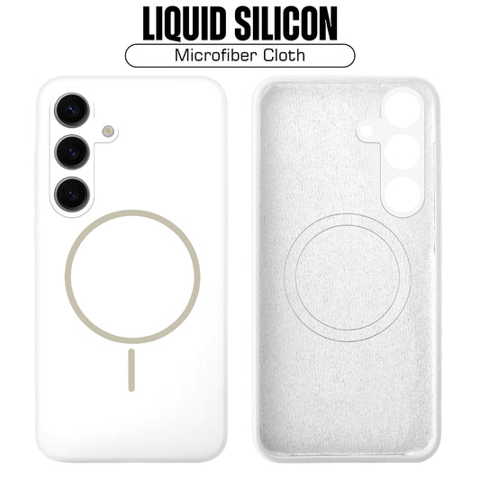 MagSafe Compatible Liquid Silicone Case For Samsung S25 5G