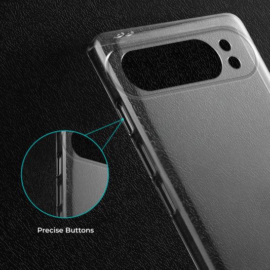 Crystal Clear Hard Back Anti-Yellowing Phone Case For Google Pixel 9 Pro 5G