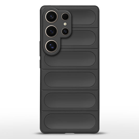 Liquid Soft Silicone Case Minimalistic Design With Camera Protection Back Cover For Samsung S24 Ultra 5G
