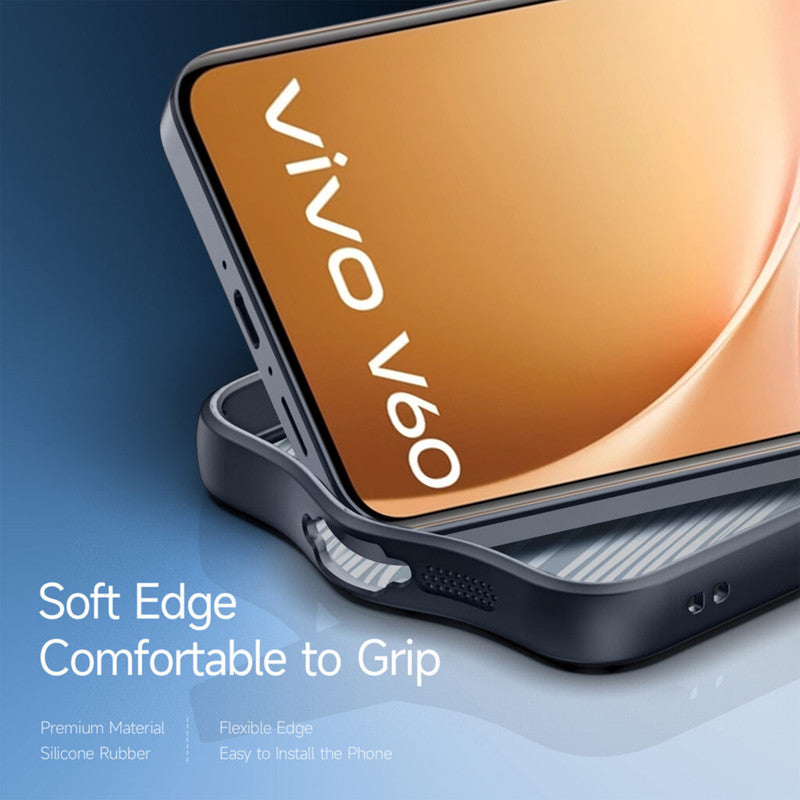Soft Frame Clear Case For Vivo V60 5G