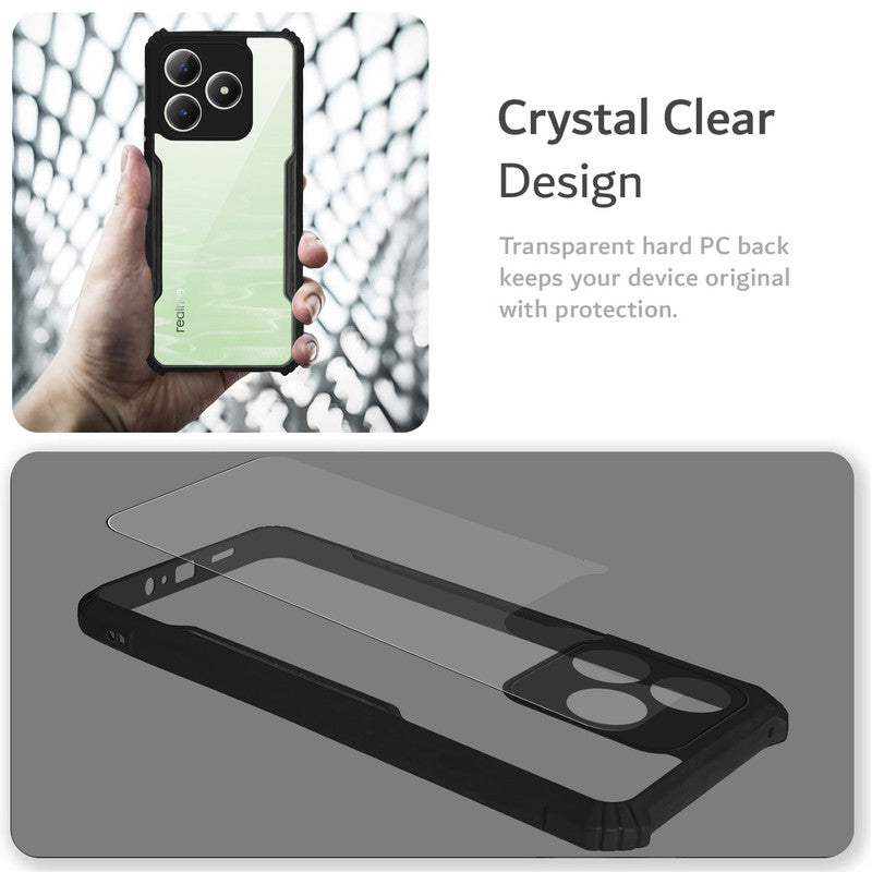 Premium Acrylic Transparent Back Cover for Realme C63