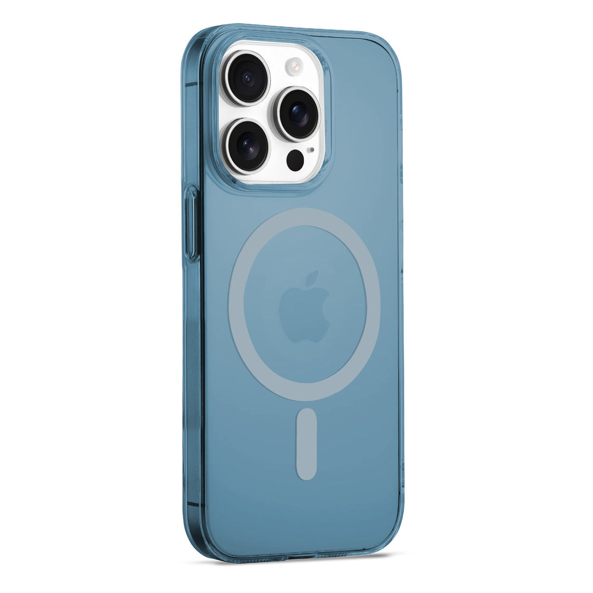 Colored Transparent Anti-Yellowing Wireless Charging Support Case For Apple iPhone 15 Pro Max