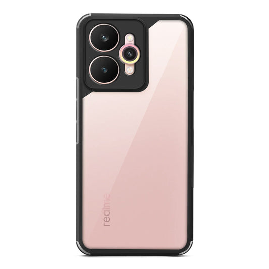 Silicone Border Transparent Back Cover for Realme 15 Pro 5G