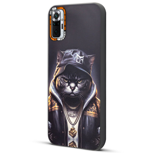 Dark Aesthetic Wild Animal Printed Back Cases For Redmi Note 10 Pro