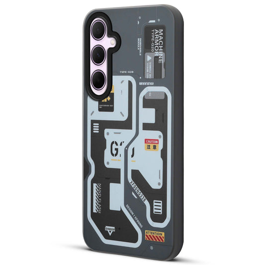 Mechanical Circuit Print Hard Back Cover For Samsung A35 5G