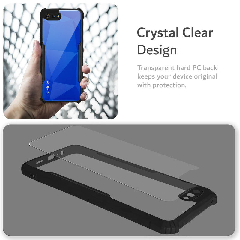 Premium Acrylic Transparent Back Cover for Realme C2
