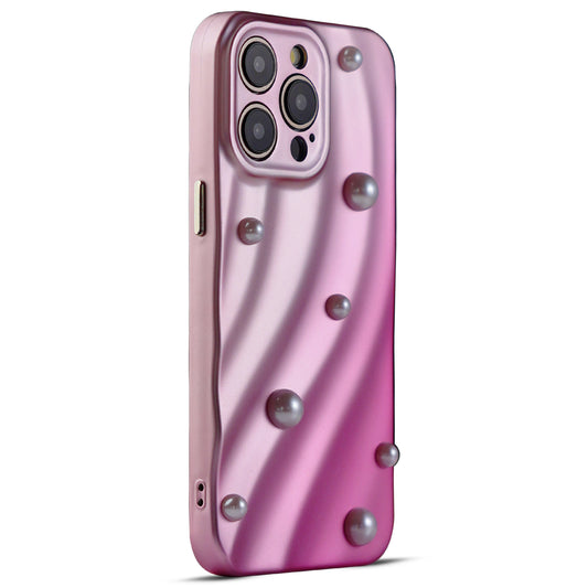 Luxury Matte Pearl Back Cover for Apple iPhone 15 Pro