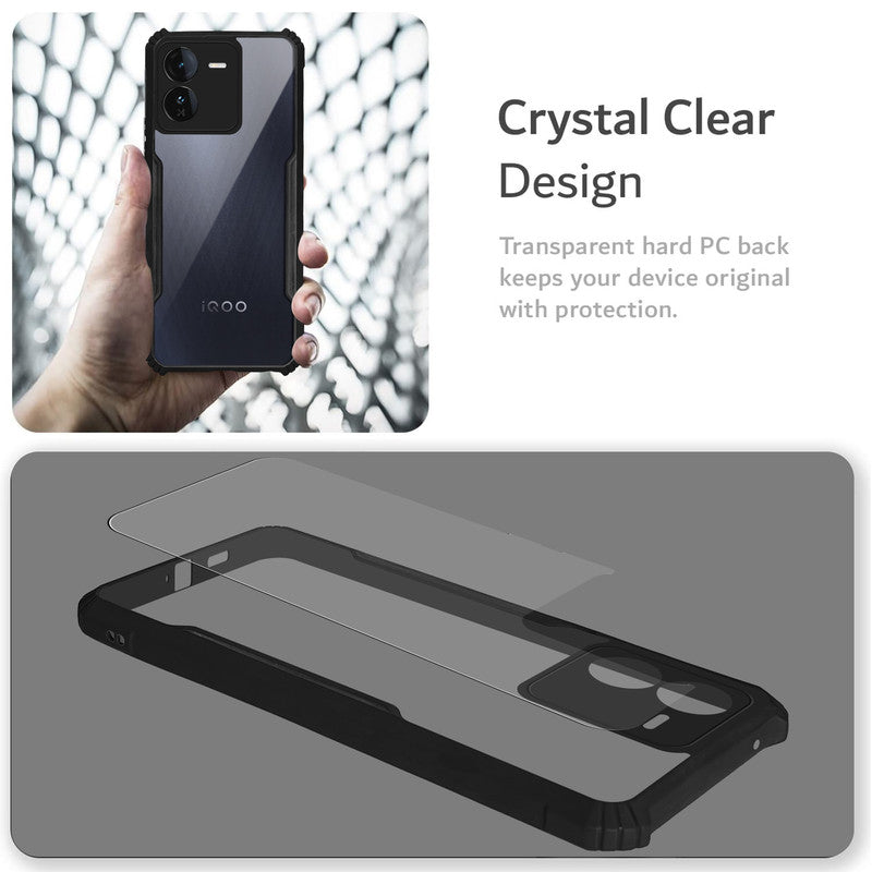 Premium Acrylic Transparent Back Cover for iQOO Z9 5G