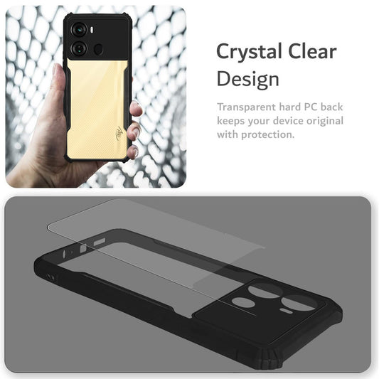 Premium Acrylic Transparent Back Cover for Itel P40