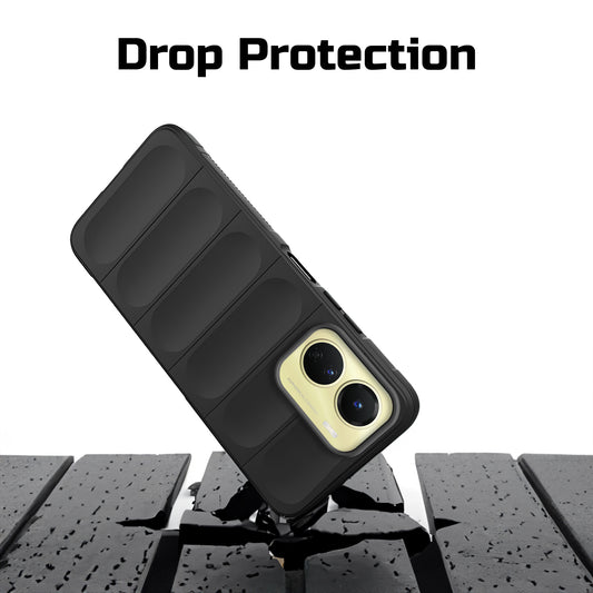 Liquid Silicone Comfort Grip Soft Touch Matte TPU Case for Vivo Y16