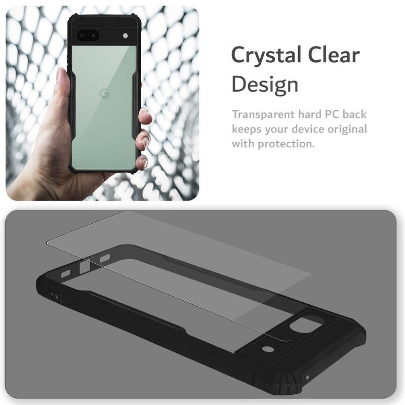 Premium Acrylic Transparent Back Cover for Google Pixel 6A