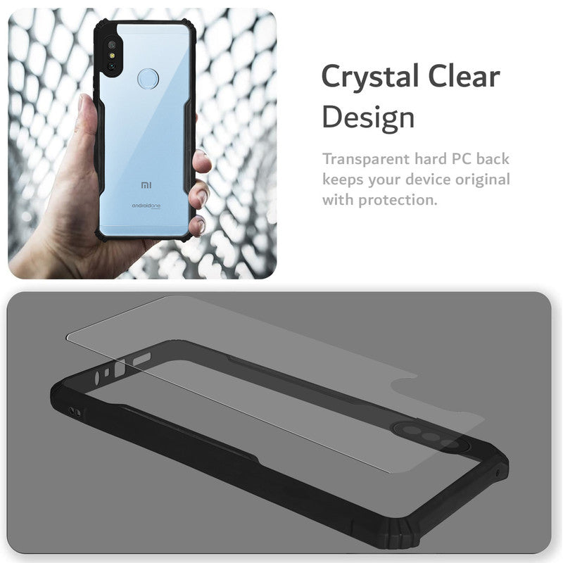 Premium Acrylic Transparent Back Cover for Redmi 6 Pro