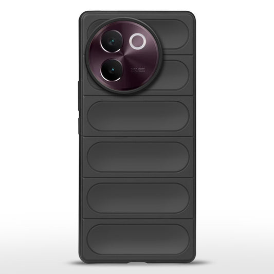 Liquid Soft Silicone Case Minimalistic Design With Matte Ring Camera Protection Back Cover For Vivo V30e 5G