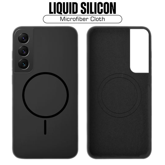MagSafe Compatible Liquid Silicone Case For Samsung S22 5G