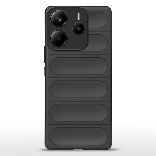  Liquid Soft Silicone Case Minimalistic Design With Matte Ring Camera Protection Back Cover For Redmi Note 14 5G