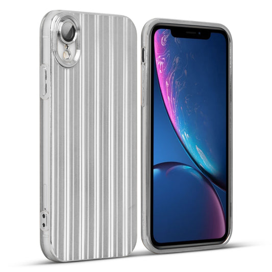 Shiny Chrome Line Back Cover for Apple iPhone XR