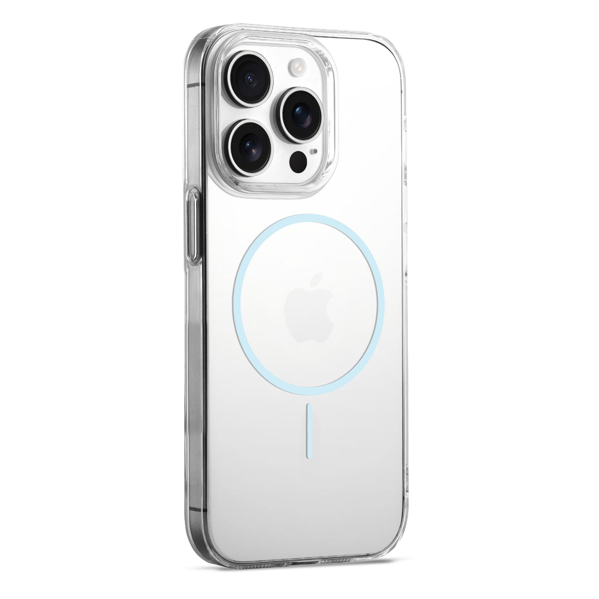 Crystal Clear Anti-Yellowing Wireless Charging Support Case For Apple iPhone 15 Pro Max