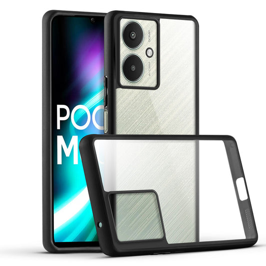 Soft Frame Clear Case For Poco M6 5G