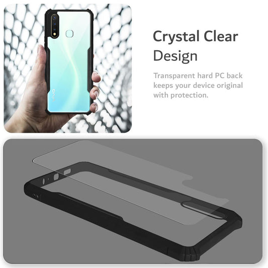 Premium Acrylic Transparent Back Cover for Vivo Y19