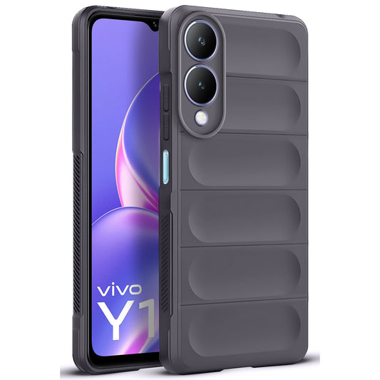 Liquid Silicone Comfort Grip Soft Touch Matte TPU Case for  Vivo Y17s