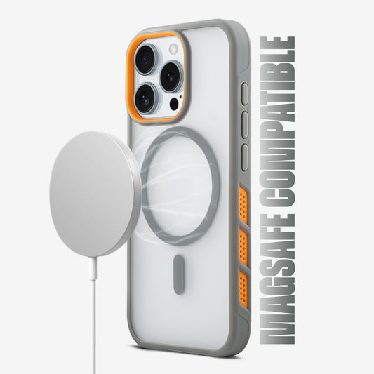 Functional and Stylish with Enhanced Heat Management Magsafe Compatible Back Cover