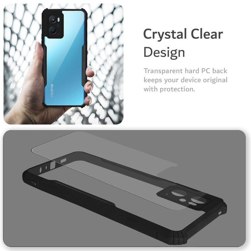 Premium Acrylic Transparent Back Cover for Realme 9i 4G