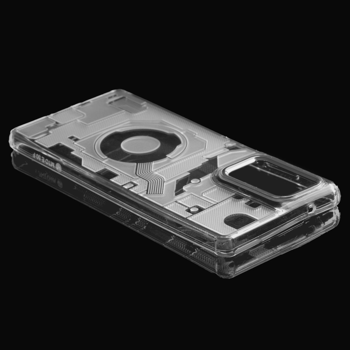 Soft Transparent Frosted Matte Silicone TPU With Silver Ring Camera Protection Back Cover for Motorola Edge 50 Fusion