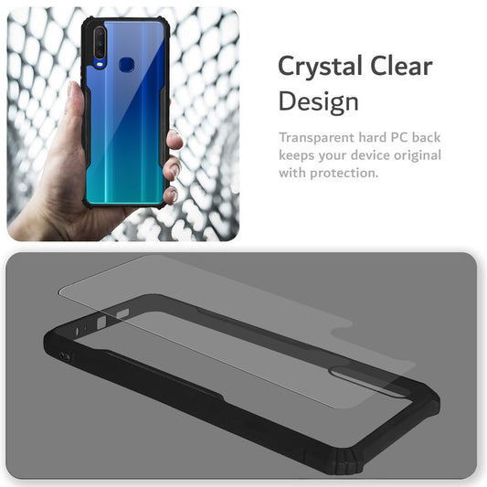 Premium Acrylic Transparent Back Cover for Vivo Y12