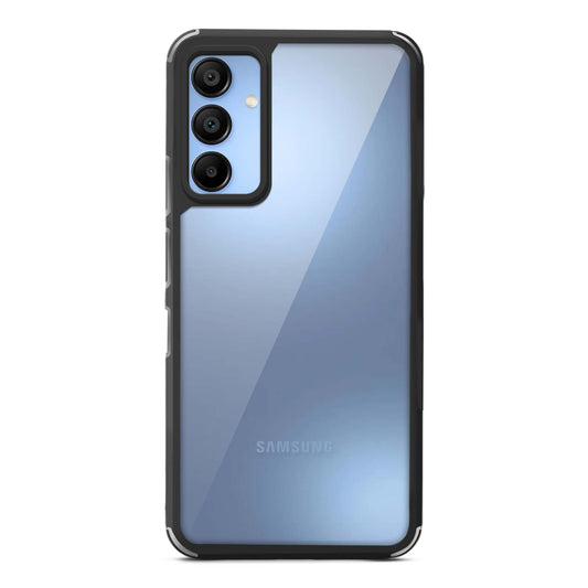 Silicone Frame Transparent Hard Back Cover for Samsung A15 5G