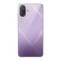 Back view of Samsung M17e 5G showing camera module and clean rear design with protective case