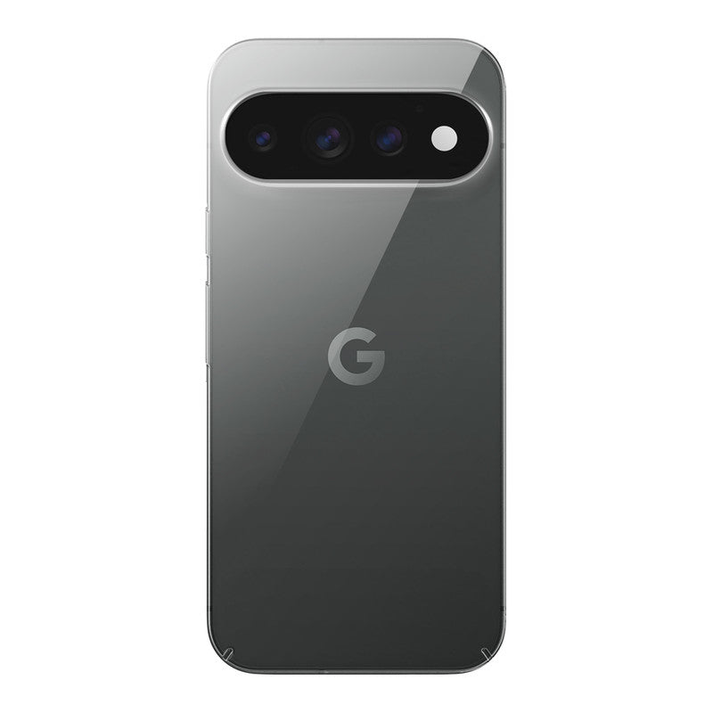 Back view of Google Pixel 11 Pro 5G showing camera module and clean rear design with protective case