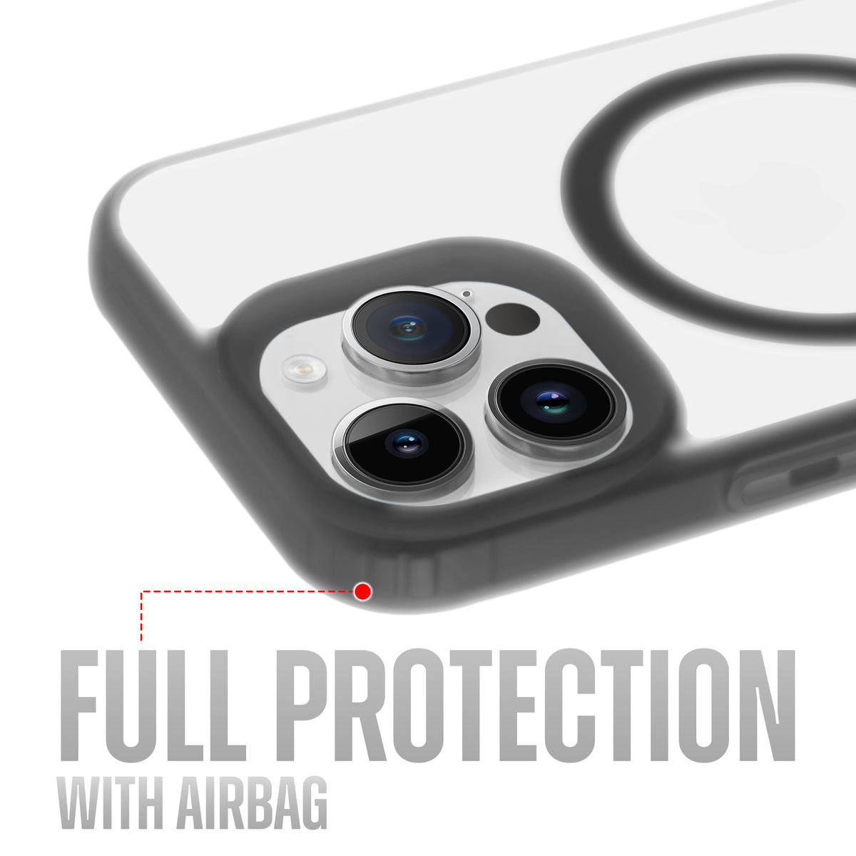 Slim Matte Finish Back With Wireless Charging Support-Compatible Cover for Apple iPhone 16 Pro