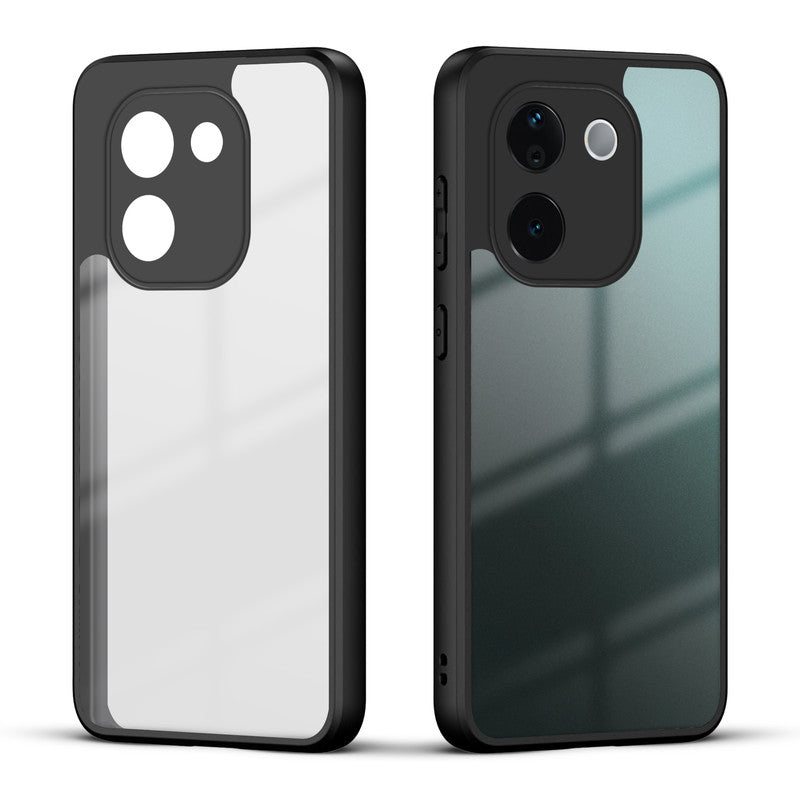 Soft Frame Clear Case For iQOO Z9s Pro 5G