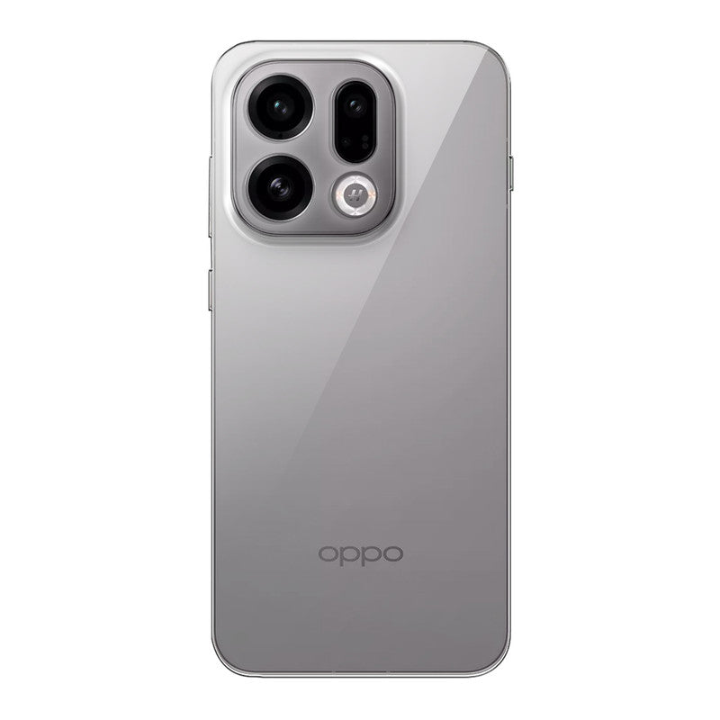 Back view of Oppo Find X9 5G showing camera module and clean rear design with protective case
