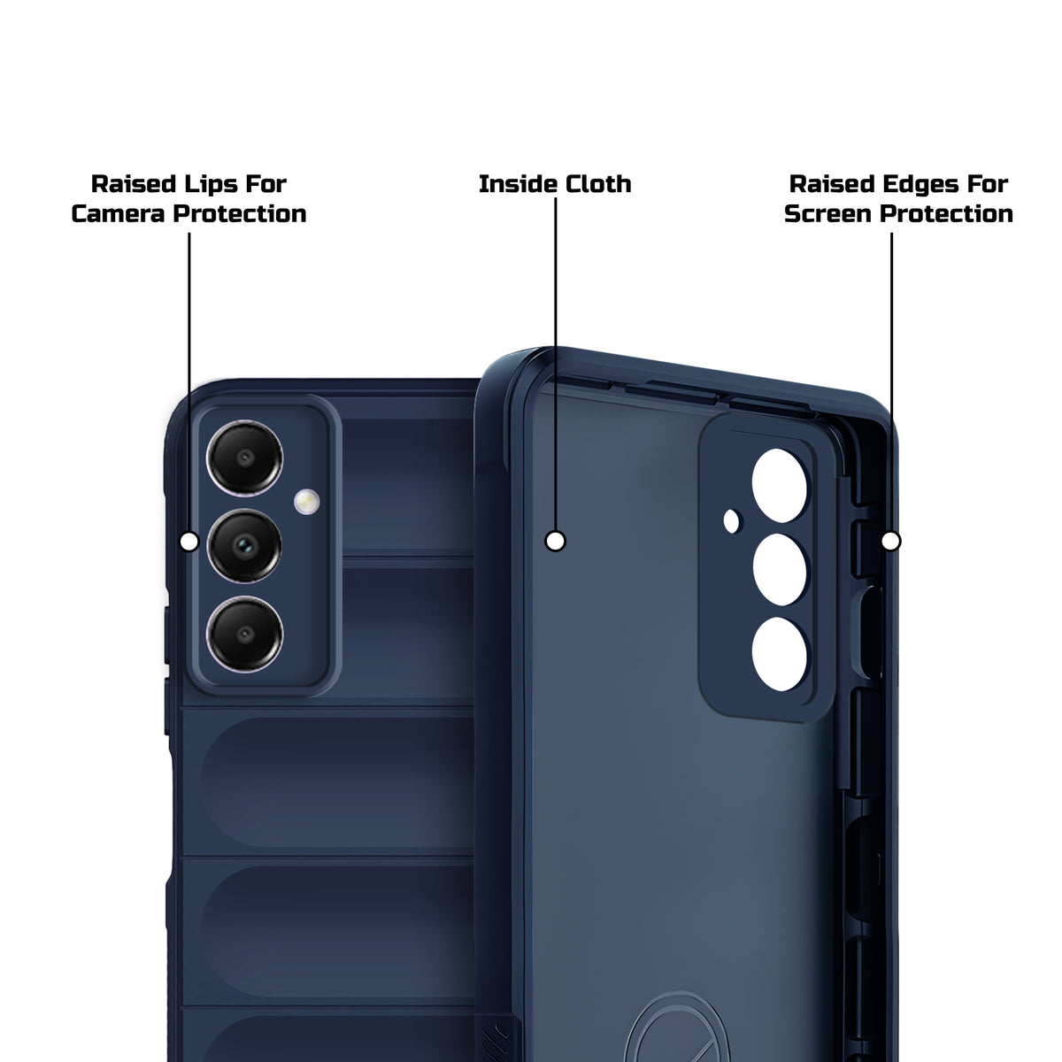 Soft Silicone Comfort Grip Back Cover Case For Samsung A05s