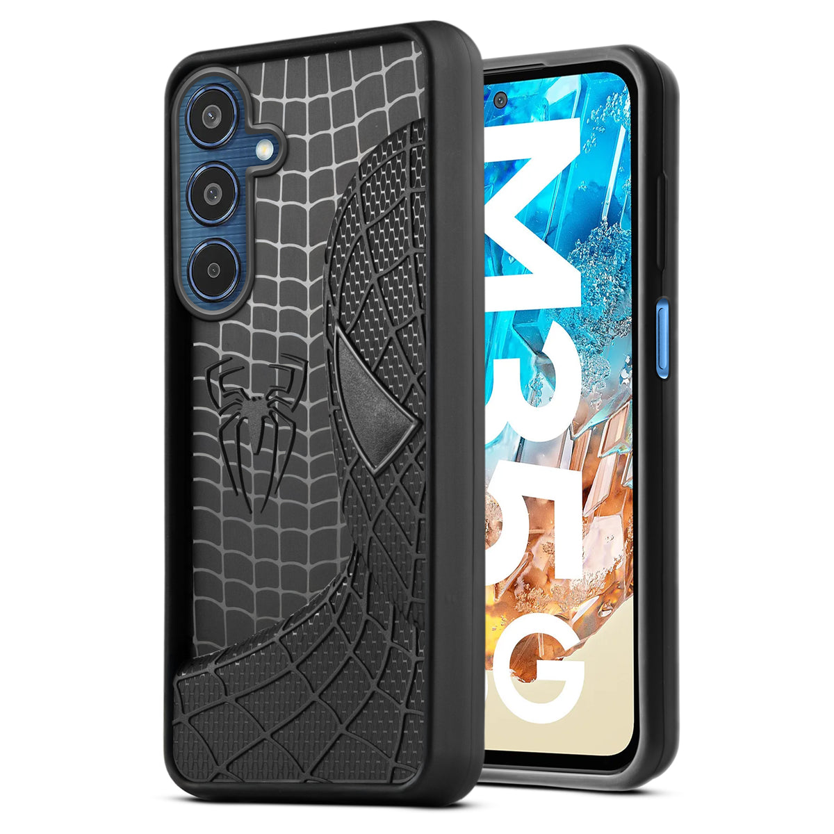 3D Design Camera Ring Case For Samsung M35 5G