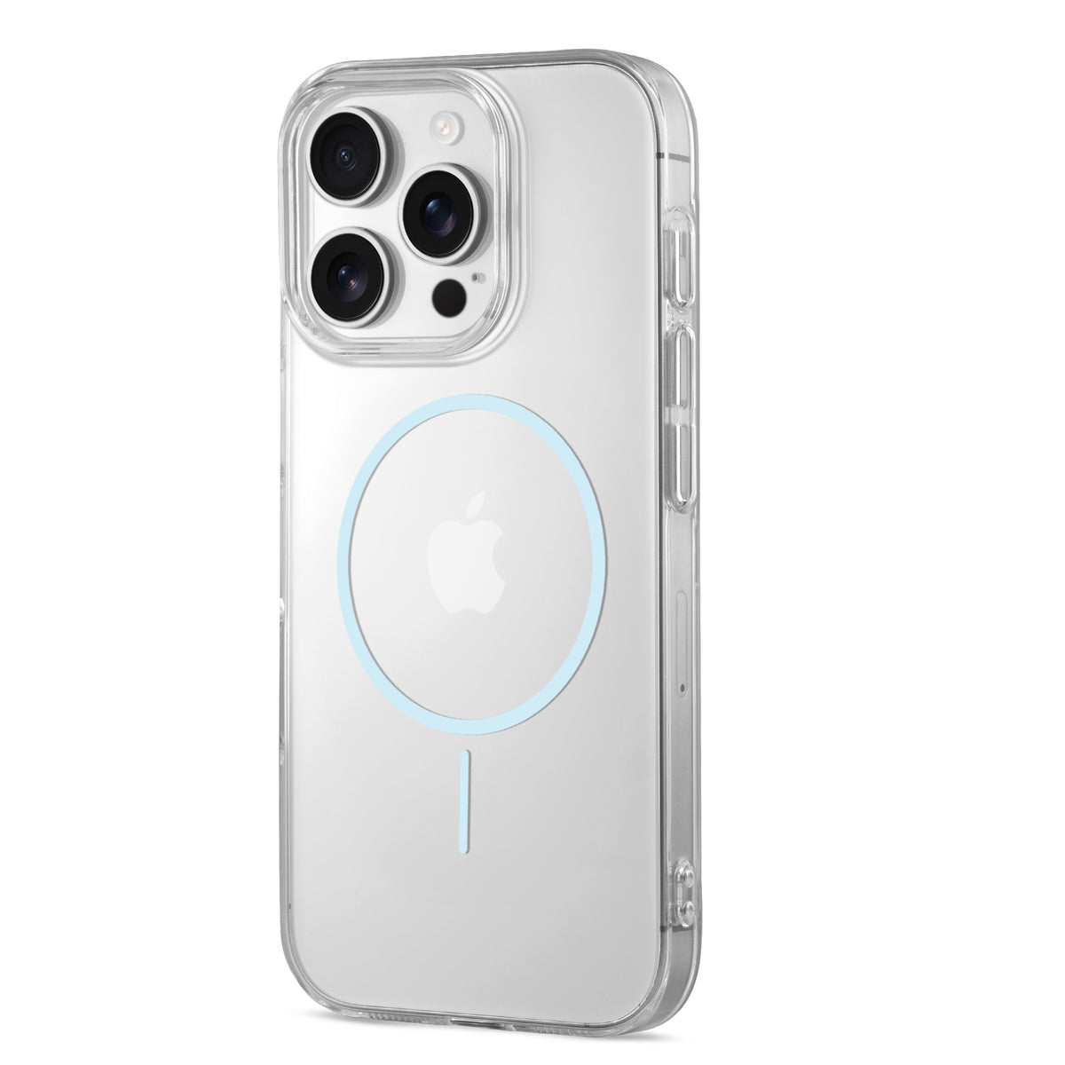 Crystal Clear Anti-Yellowing Wireless Charging Support Case For Apple iPhone 15 Pro Max