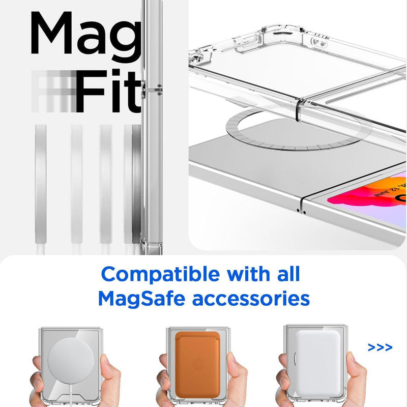 High Quality Wireless Charging Support Transparent Back Case for Samsung Flip 6