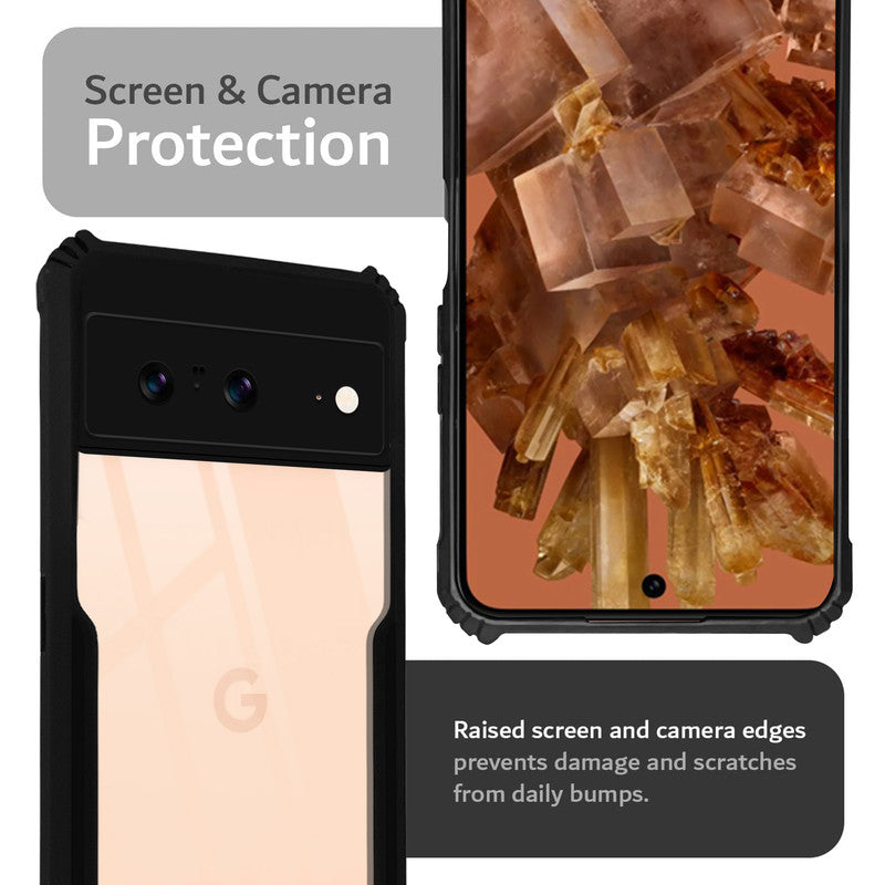 Premium Acrylic Transparent Back Cover for Google Pixel 8