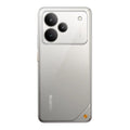 Back view of Realme P4 5G showing camera module and clean rear design with protective case