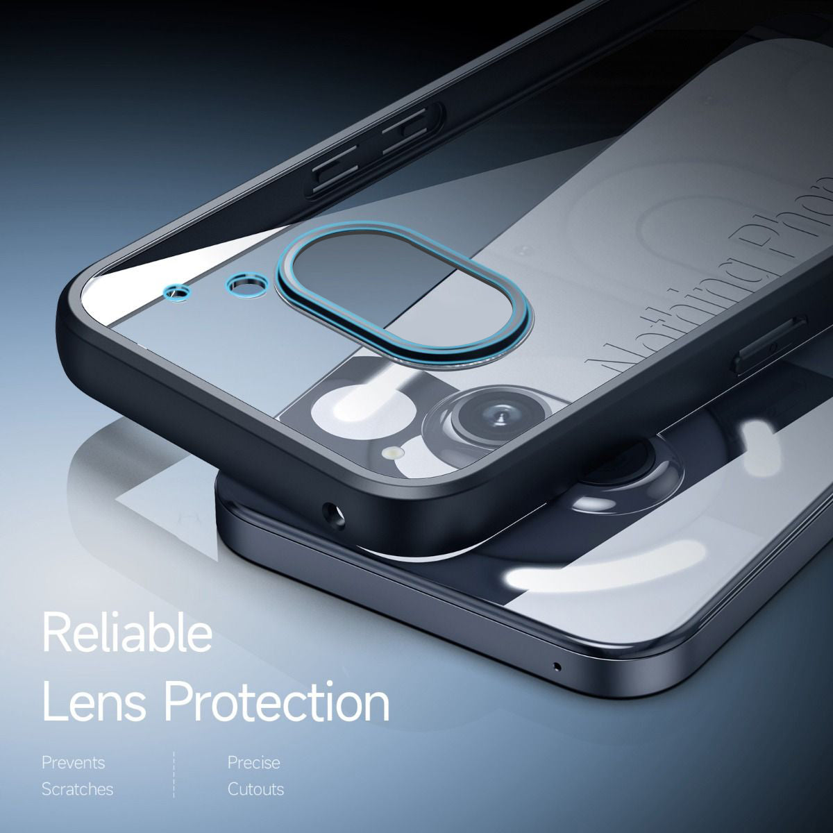Soft Frame Clear Case For Nothing Phone 2A