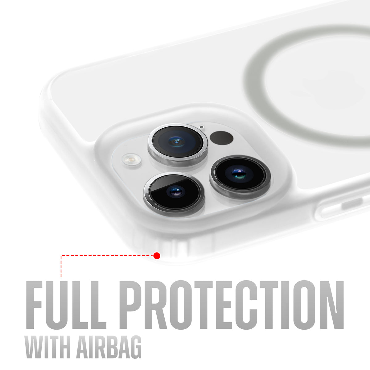 Slim Matte Finish Back With Wireless Charging Support-Compatible Cover for Apple iPhone 16 Pro