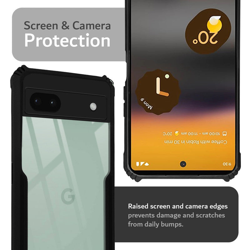 Premium Acrylic Transparent Back Cover for Google Pixel 6A