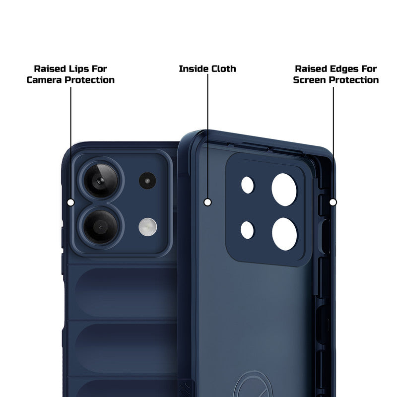 Liquid Silicone Comfort Grip Soft Touch Matte TPU Case for Poco X6 Neo 5G